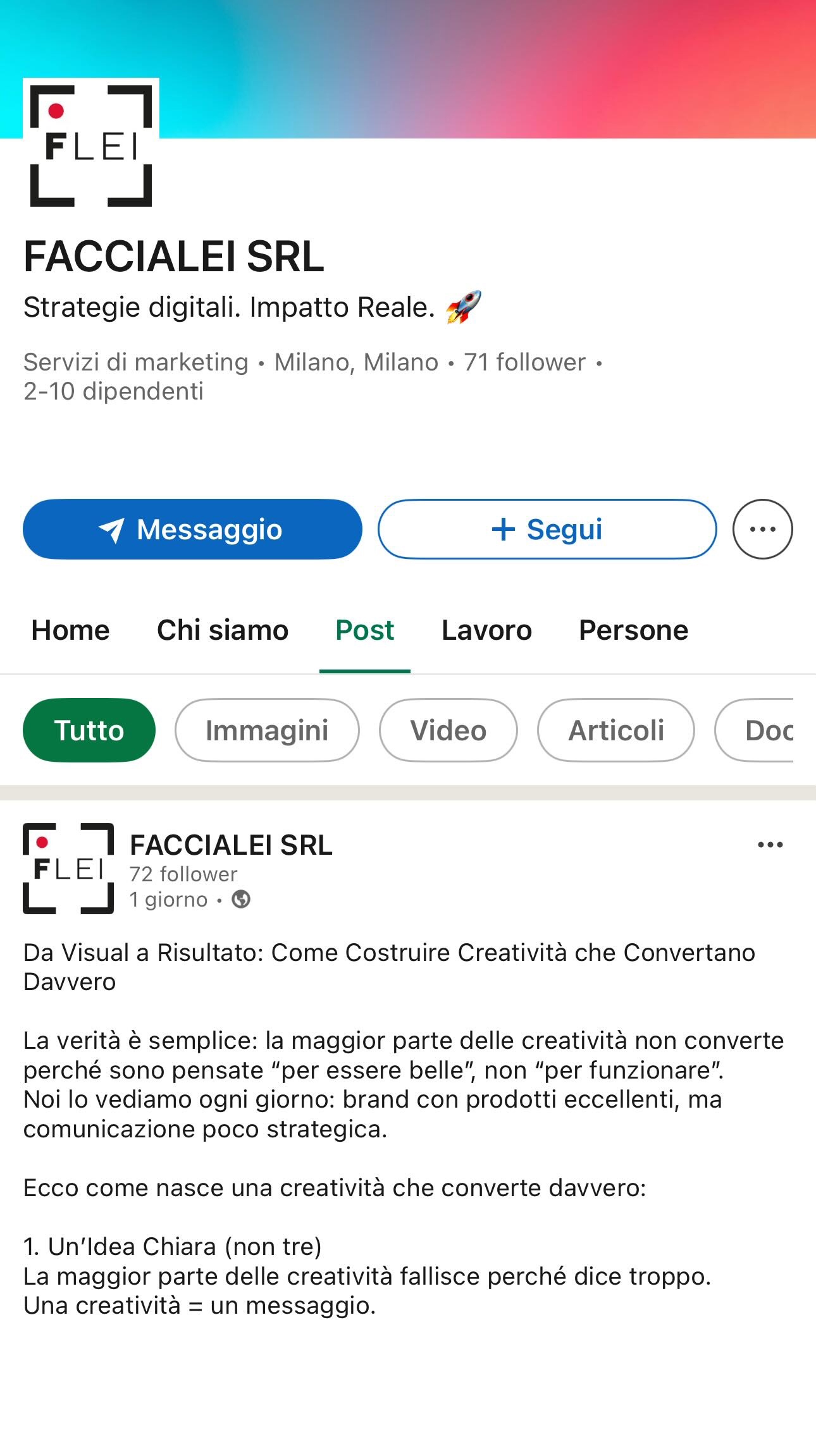 Preview LinkedIn FACCIALEI